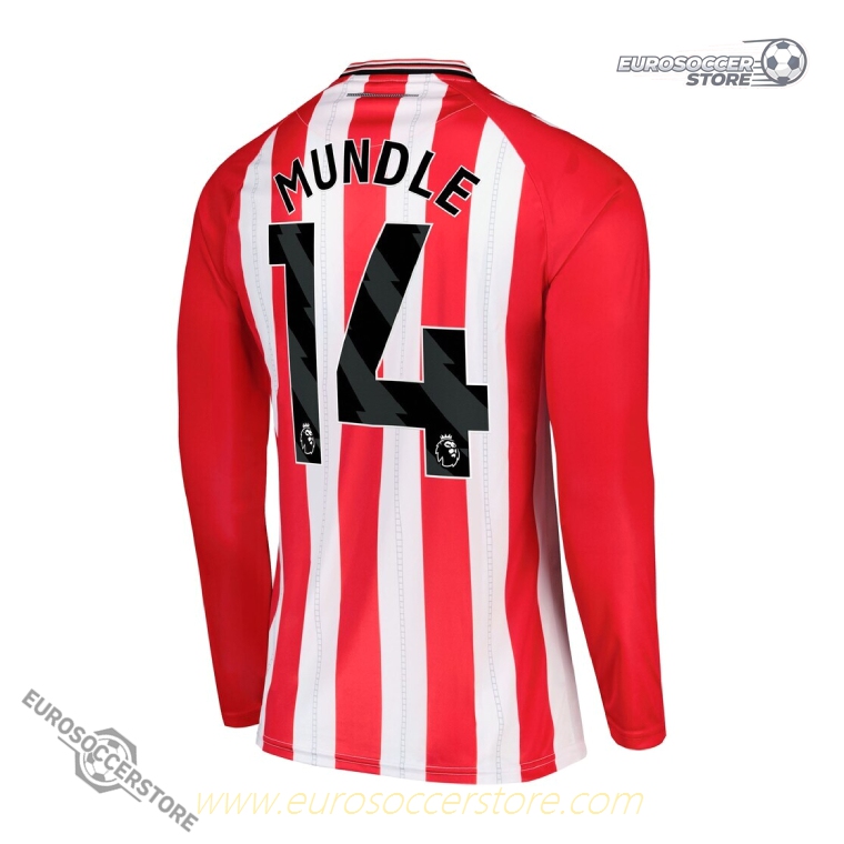 Sunderland Home MUNDLE 14 Long Sleeve Football Jersey 25-26 Season