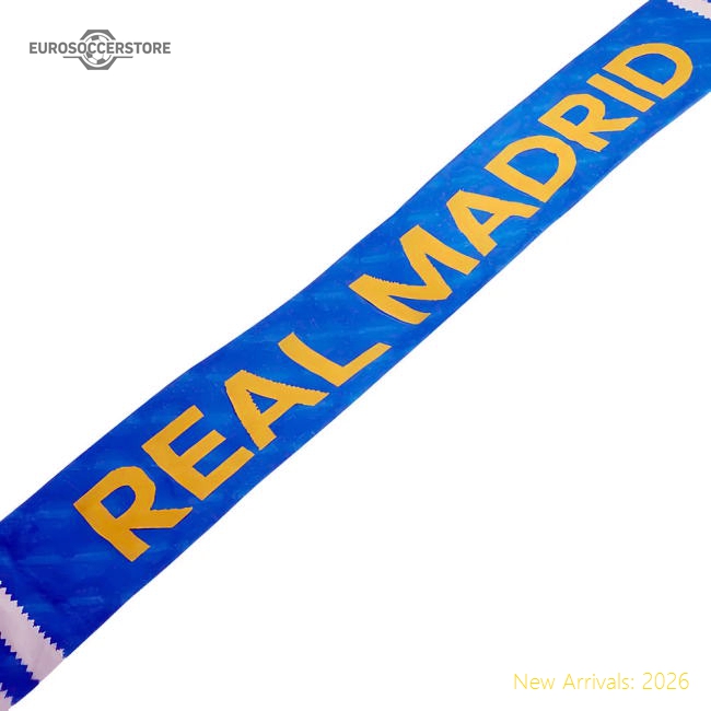 Performance Premium 2025-2026 Real Madrid Third Scarf (Blue)
