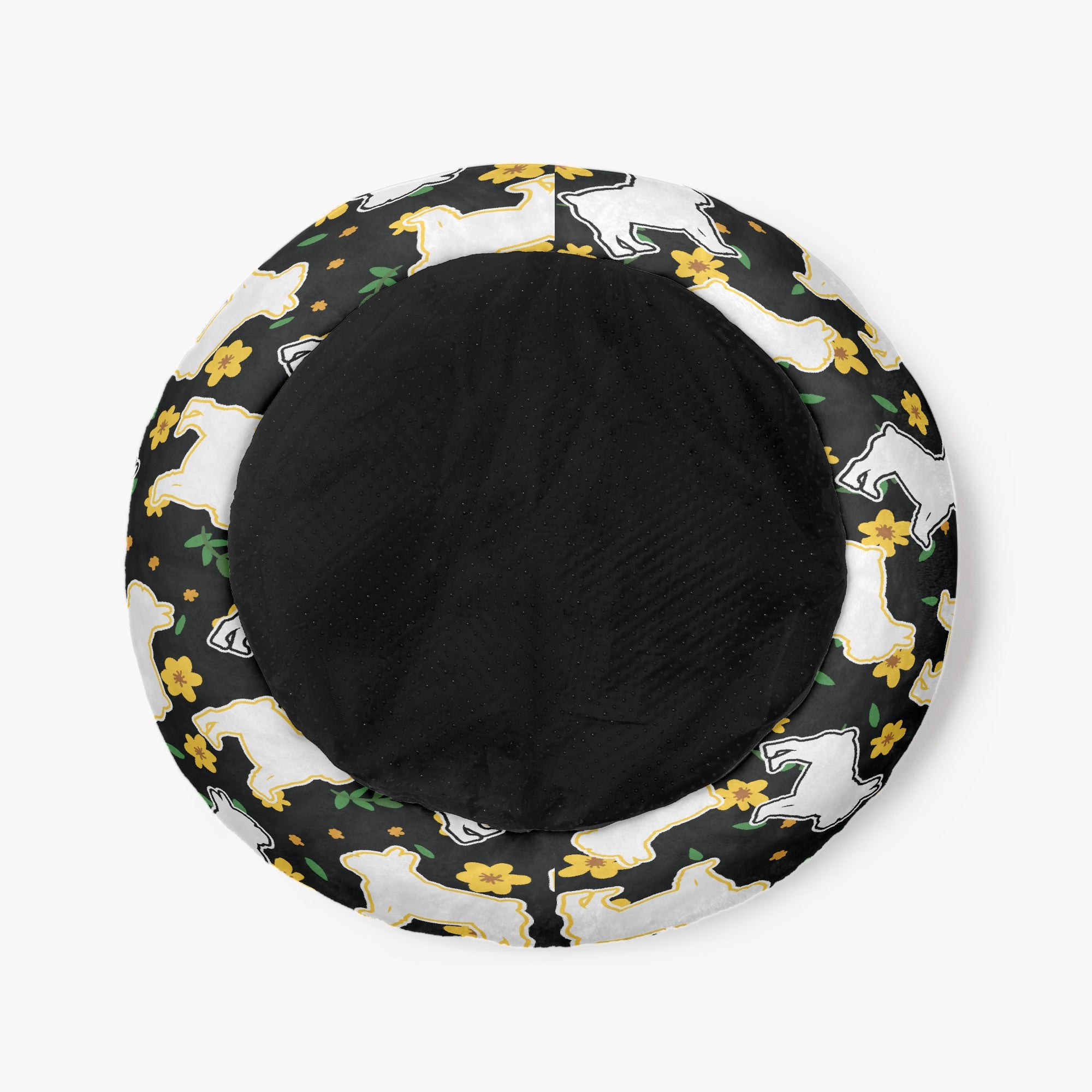 | Anti-anxiety French Bulldog Donut Bed Winter Wear | Vet-recommended