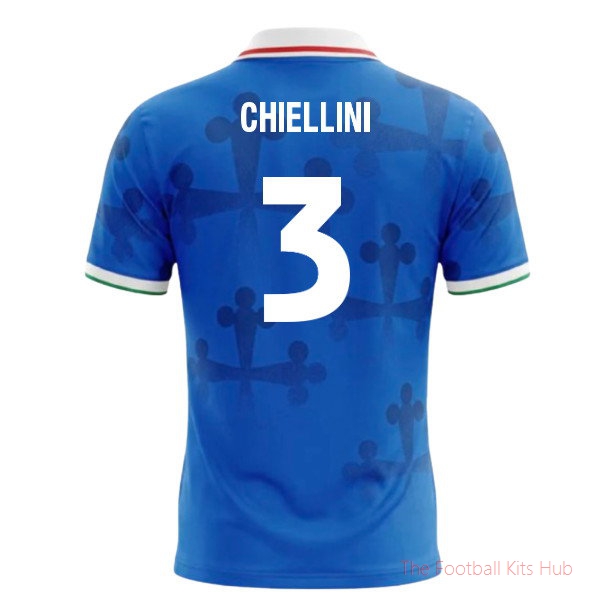 Matchday Premium Italy World Cup Football Shirt (Chiellini 3)