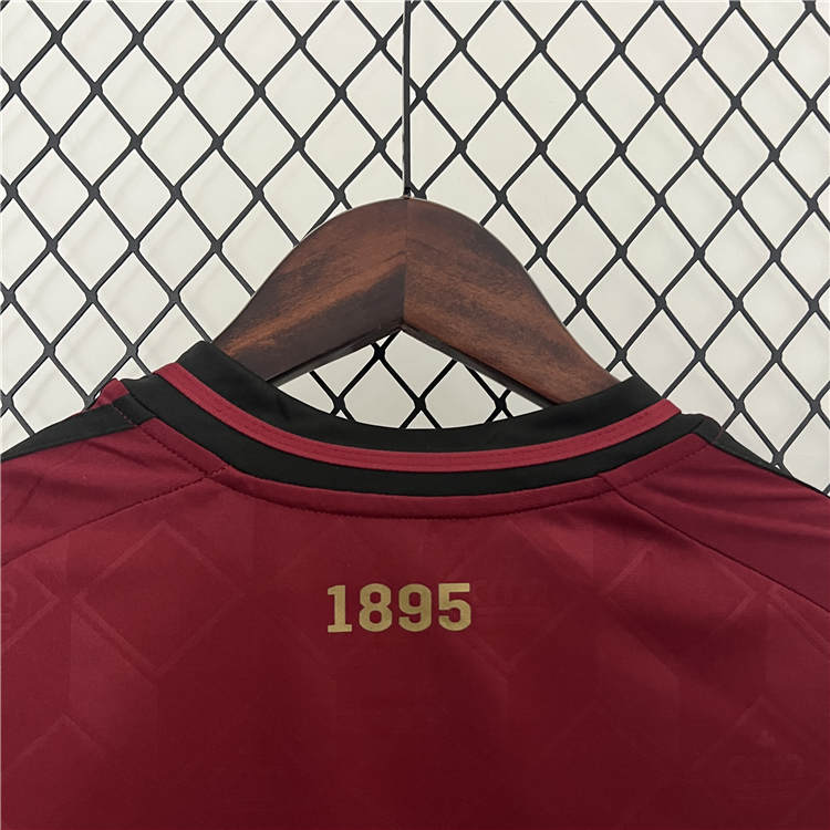 UEFA Euro 2024 Belgium Home Brown Football Shirt Soccer Jersey -