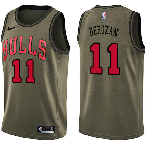 Green Nike Chicago Bulls #11 Jersey - Performance Fabric Quality
