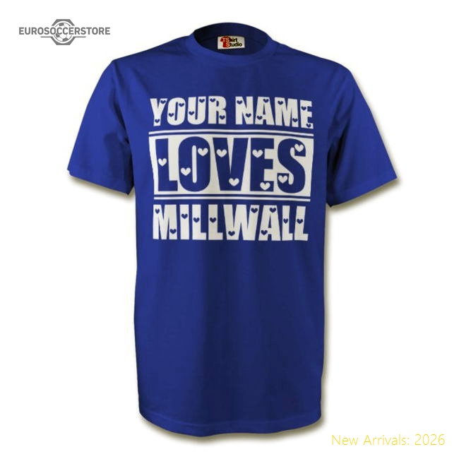 Authentic Your Name Loves Millwall T-shirt (blue) - Kids - Premium