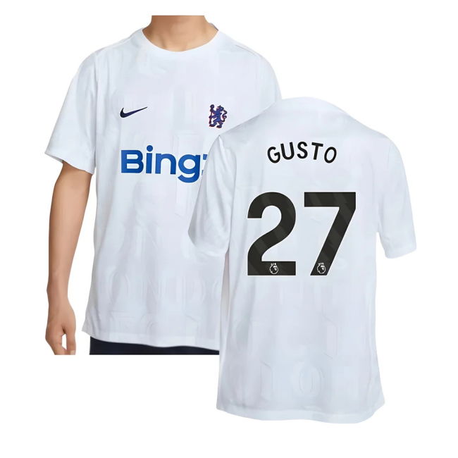 Chelsea Chelsea Academy Pro Pre Match Football Top White Gusto #27...