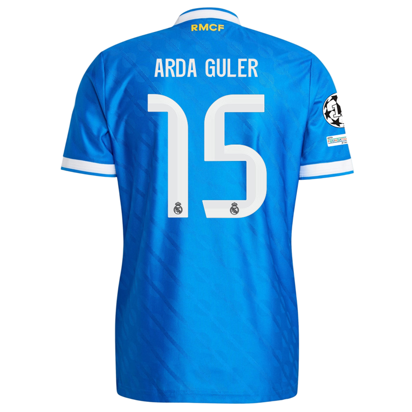 Real Madrid Guler 2025-2026 UCL Third Jersey – Authentic Shirt