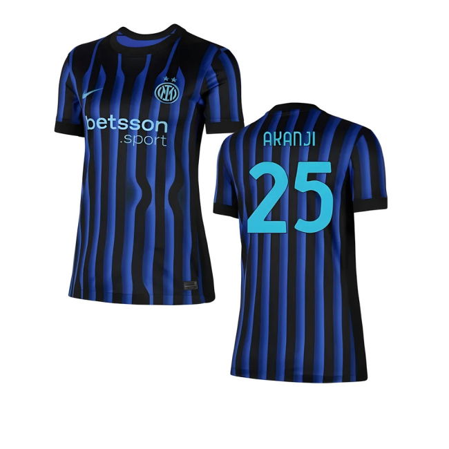 Inter Milan Official 2025-2026 Home Soccer Jersey - Authentic