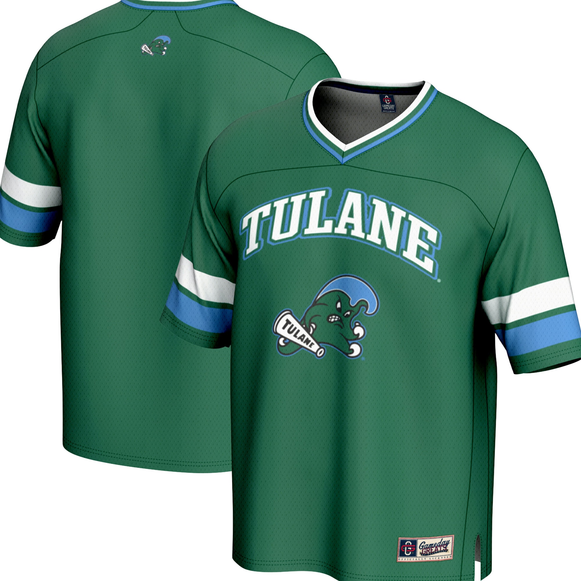 Tulane Green Wave GameDay Greats Youth Spirit 2026 Season Football Jersey - Green