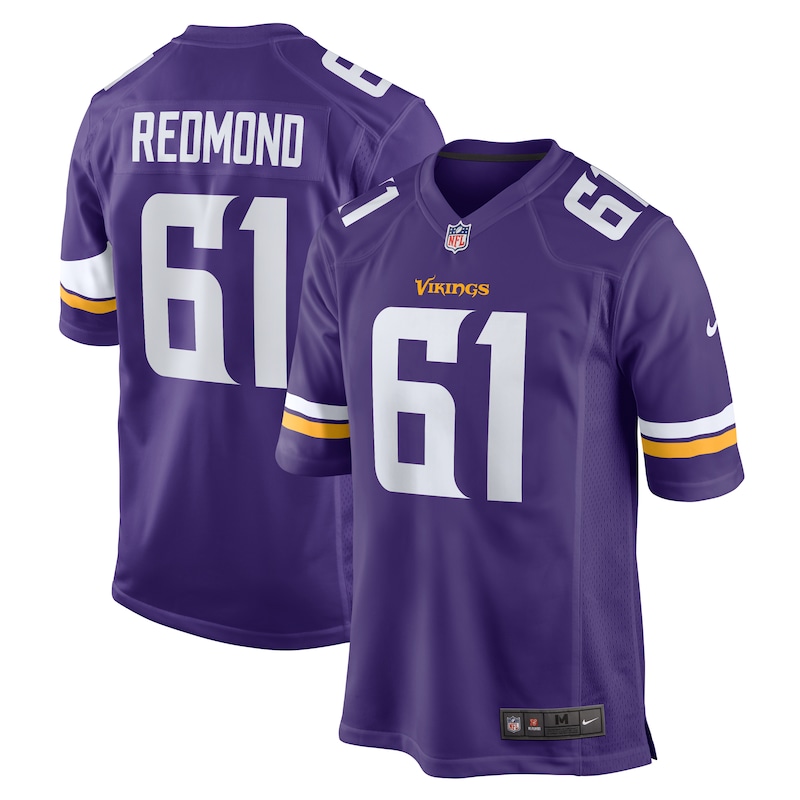 None Jalen Redmond MIN Vikings Timeless Premium Material Jersey