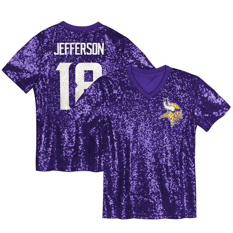 None Justin Jefferson Fan Favorite MIN Vikings Pro-Level Jersey