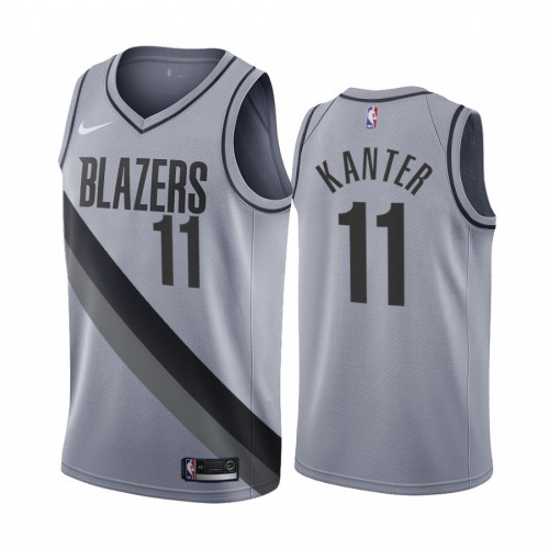 Trail Blazers Gray Trail Blazers #11 Jersey - Cost-Effective
