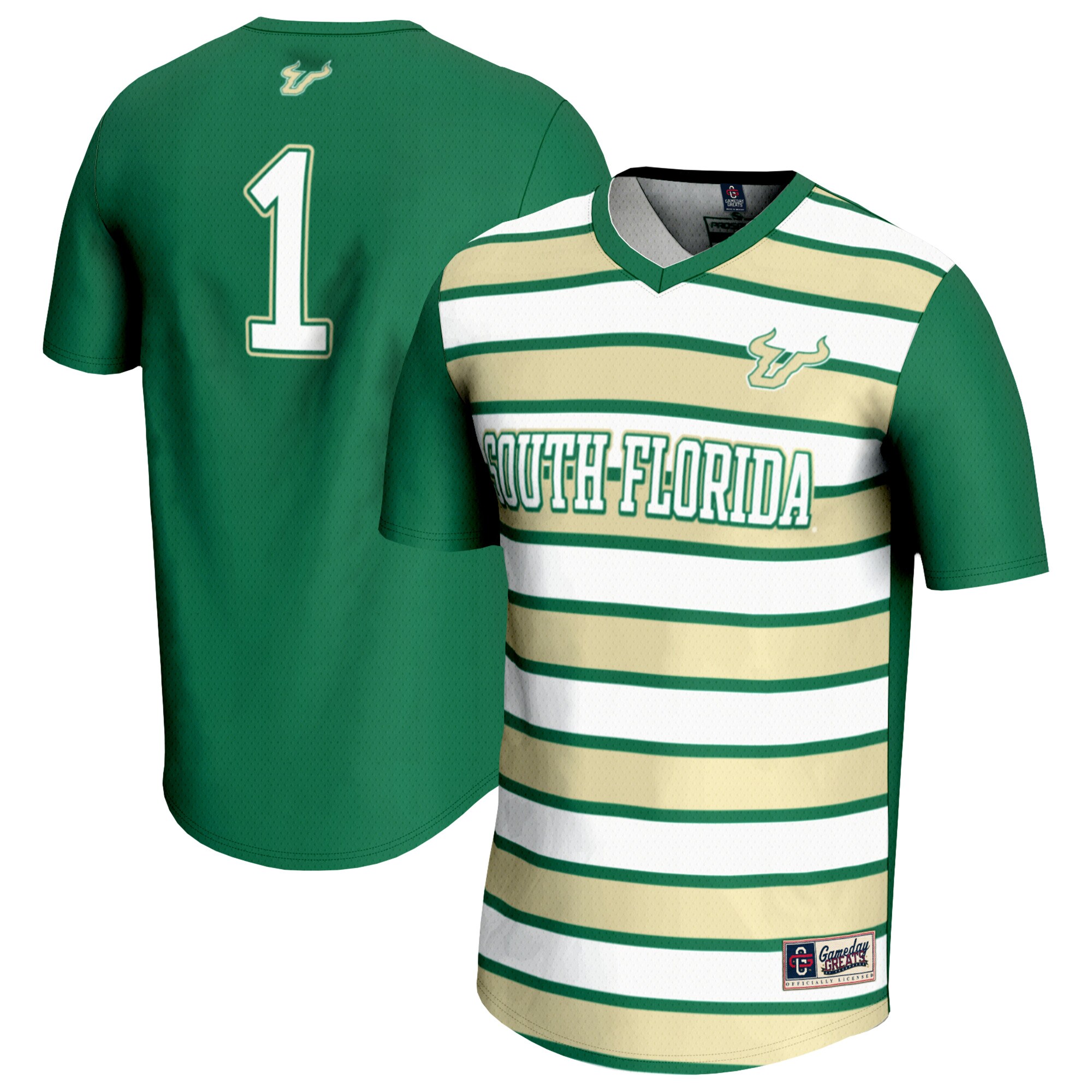 [SJH] Women's South Florida Bulls GameDay Greats Lightweight Soccer Fashion Jersey - Green