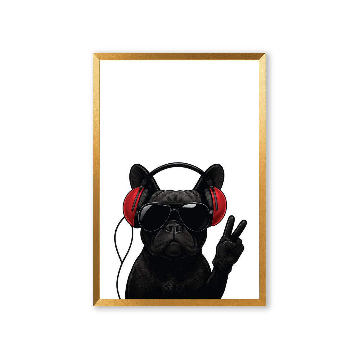 Vertical Framed Poster • Wall Decoration For Dog Lovers | Comfy Fit