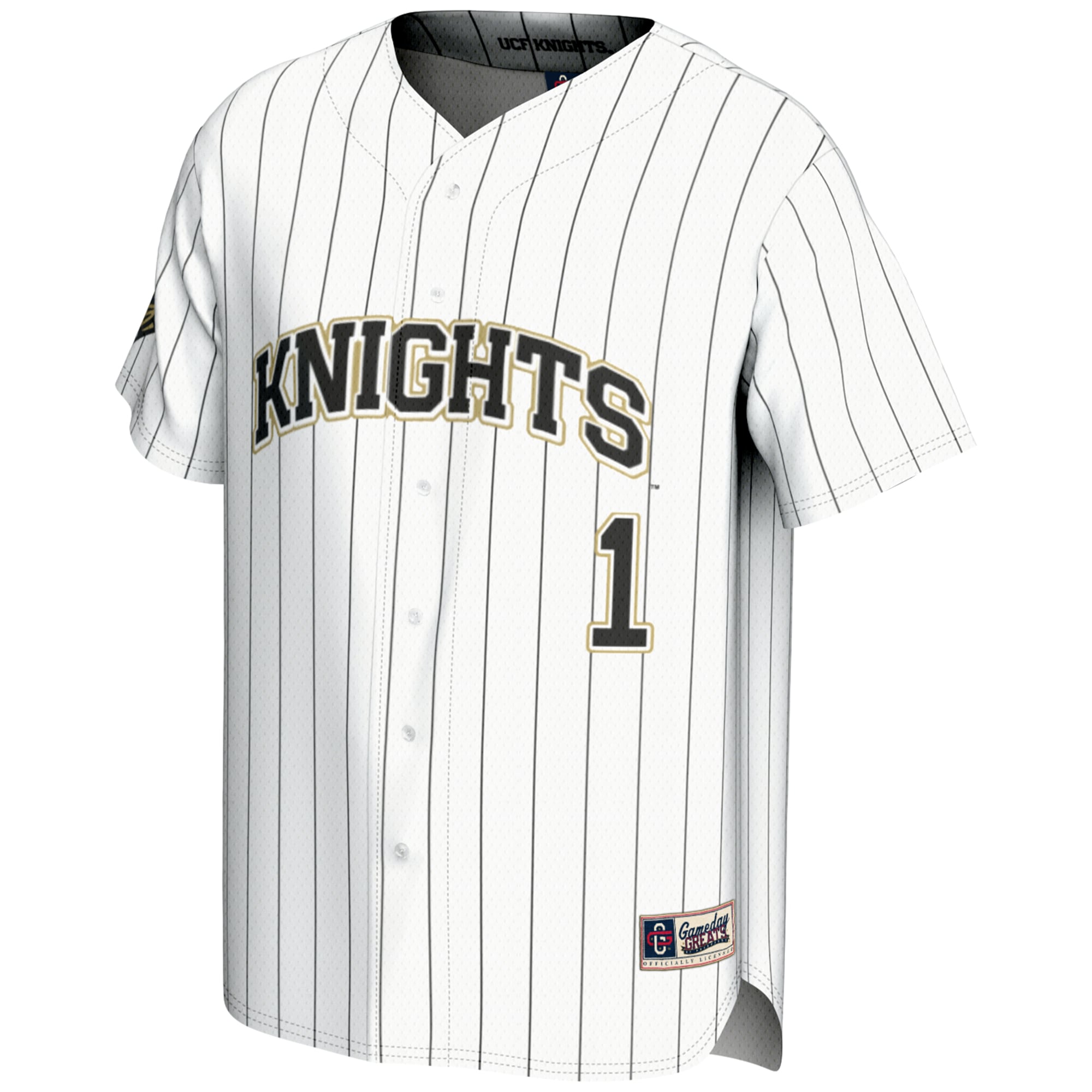 [DDG] UCF Knights GameDay Greats Lightweight Baseball Jersey - White