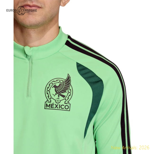 Premium 2026-2027 El Tri Training Top (semi Flash Green) - Great Value