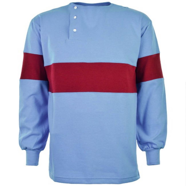 West Ham- Thames Iron Works Retro official style Home Shirt 1902-19...