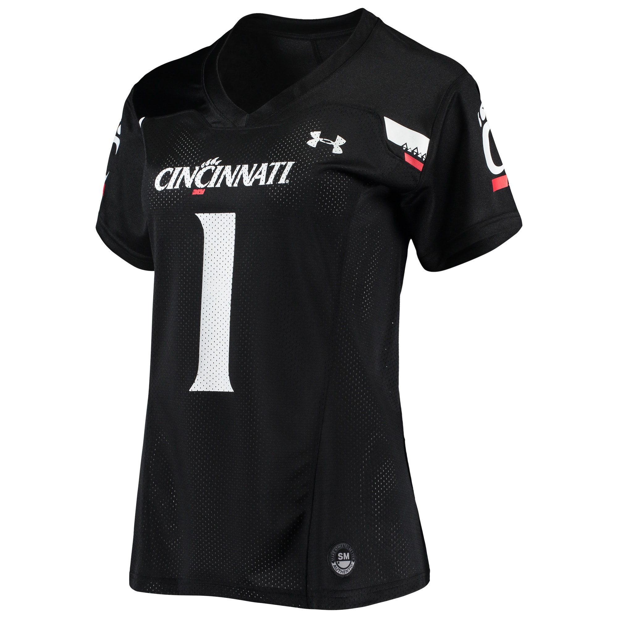 [DDG] Cincinnati Bearcats Women's Replica Football Jersey - Black