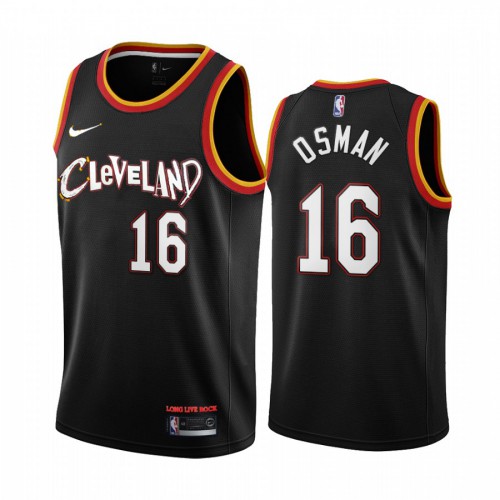 Superior CLE NBA Swingman Jersey #16 Cedi Osman 2020 City - Black