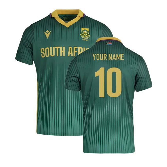 World-Class Top-Tier 2025-2026 Csa Proteas Match Day Odi Cricket Shirt