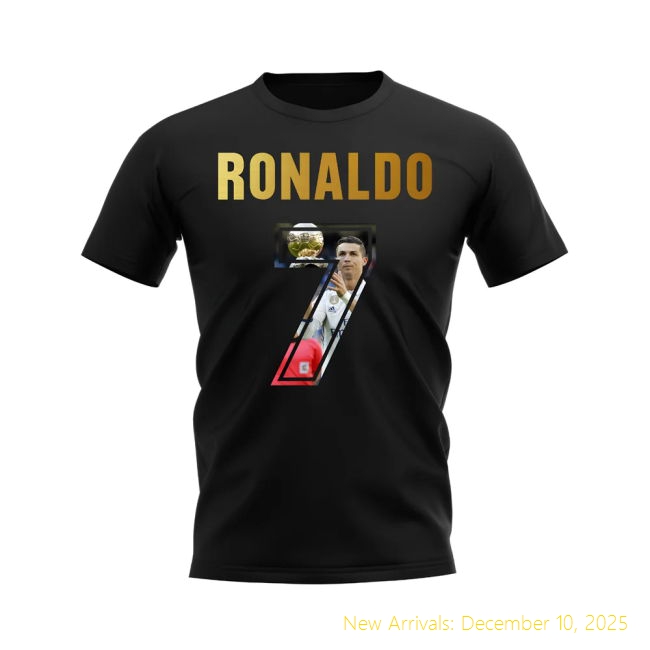 Official Real Madrid T-shirt - Spanish Football - Moisture Wicking