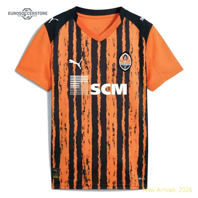 2025-2026 Shakhtar Donetsk Home Shirt (Kids)