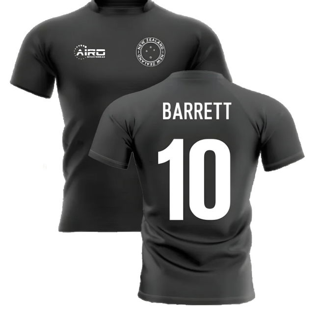 Kit 2025-2026 New Zealand Home Concept Rugby Shirt (Barrett 10)