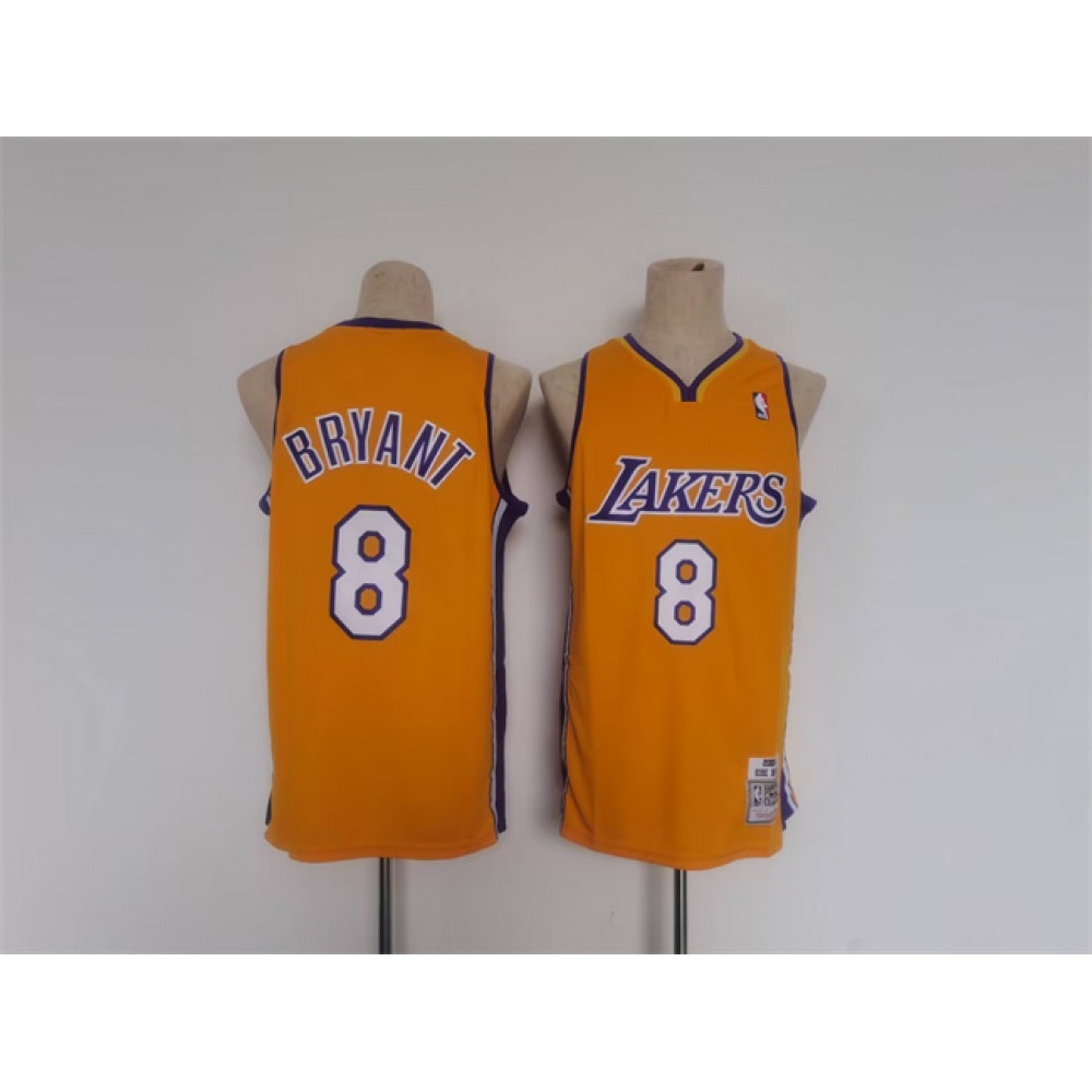 Fan Favorite Elite Men's Lakers #6 LeBron Yellow Basketball Jersey