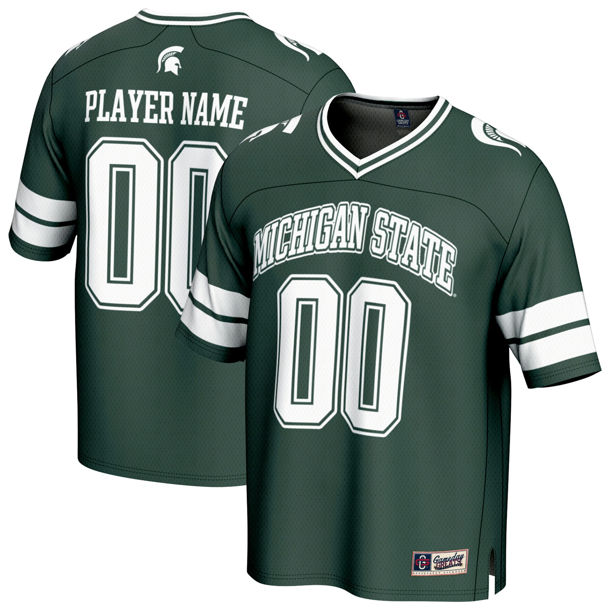 [DDG] Michigan State Spartans GameDay Greats Unisex NIL Pick-A-Player Football Fashion Jersey - Green
