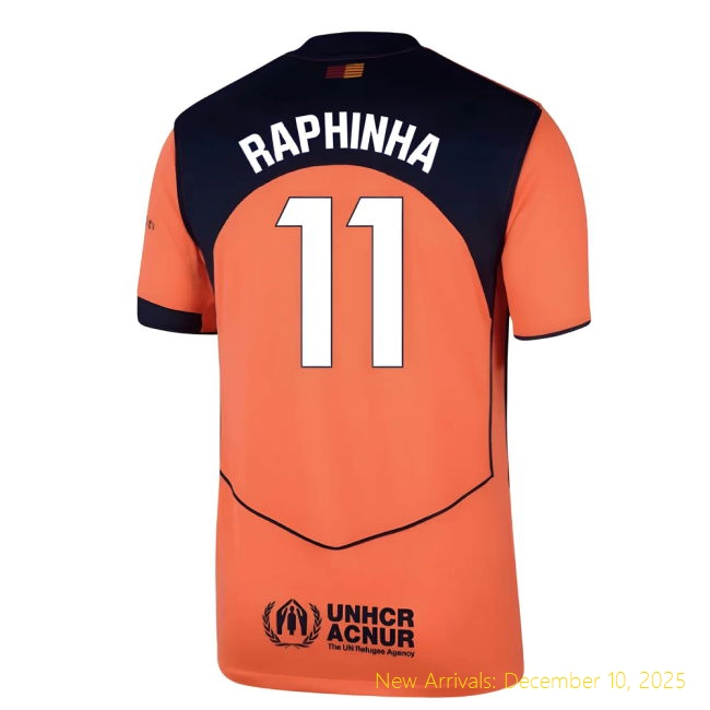 2025-2026 Barcelona Barca Official Third Shirt (Raphinha 11)