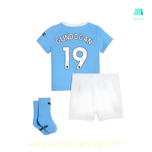2025-2026 Man City Home Baby Kit (Gundogan 19)