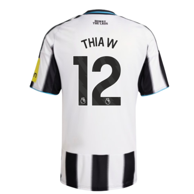 Newcastle Newcastle Home Shirt Thiaw #12 Authentic Design Fan Gear...