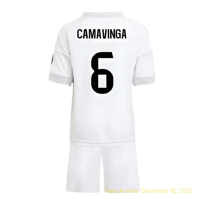 2025-2026 Real Madrid Home None - Premium Fan Gear (Camavinga 6)