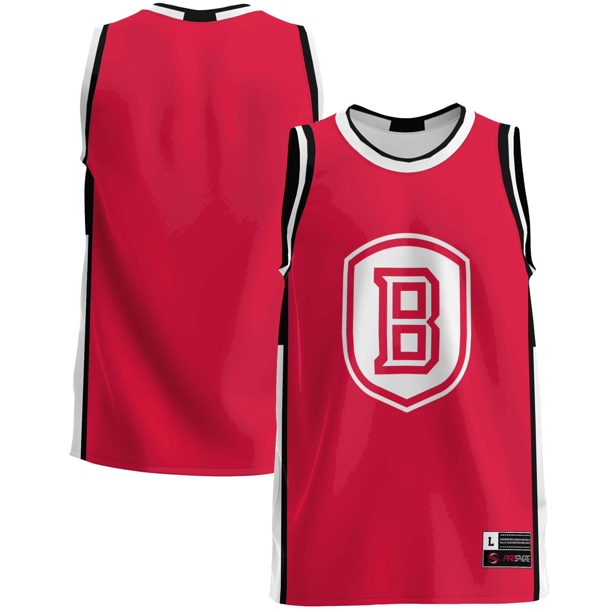 [NJP] Youth Bradley Braves GameDay Greats Lightweight Basketball Jersey - Red