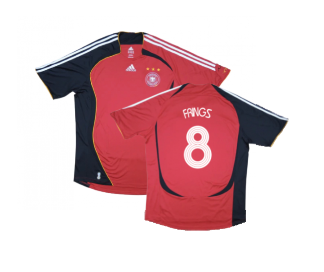 Frings 8 Germany A Team Professional Grade Away Player Jersey