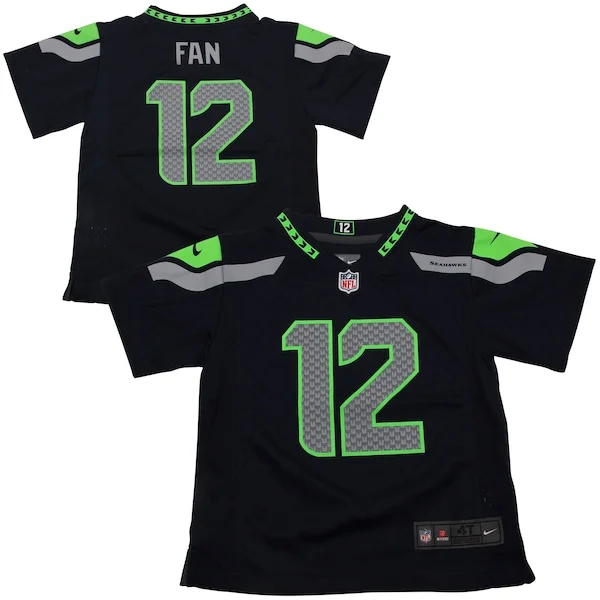 Performance Seattle Seahawks Game Jersey - Premium Navy NFL Fan Jer...