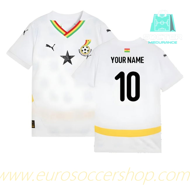 2024/25 Campaign Ghana Home Football Shirt Fan Edition Children