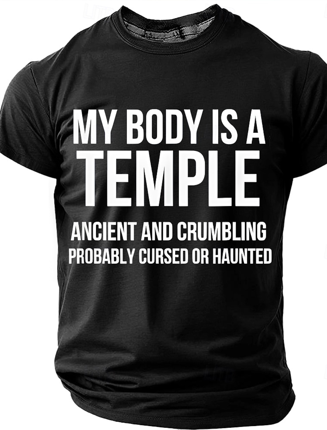 Men's T-Shirt Funny Graphic Short Sleeve UNDIAGNOSED BUT SOMETHING AIN'T RIGHT Lifestyle Humor Tee