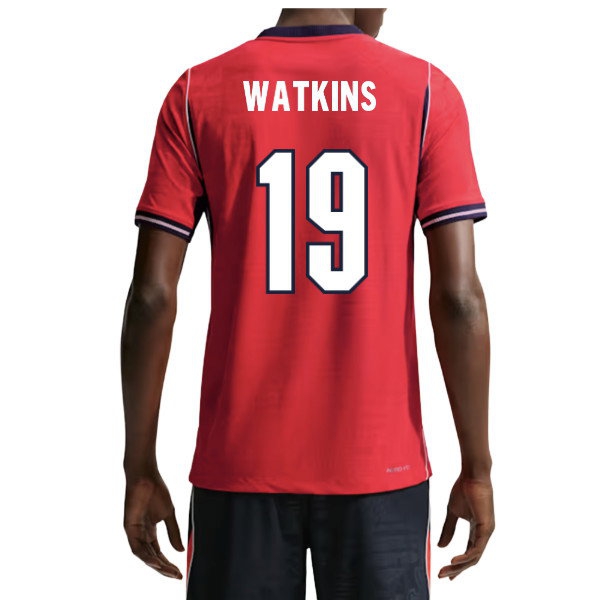 [DDJ] 2026-2027 England Authentic Aero-Fit Match Away Shirt (Watkins 19)