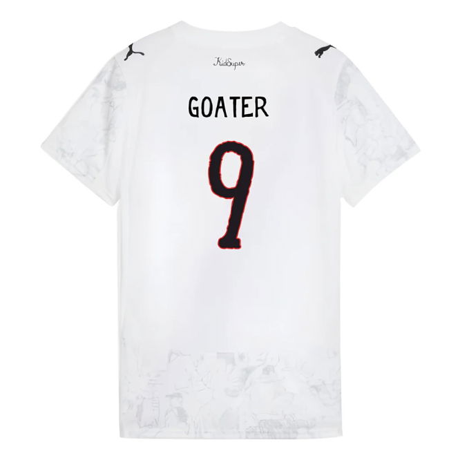 2025-2026 KIDSUPER x Manchester City CWC Shirt (White) - Womens (Goater 9)
