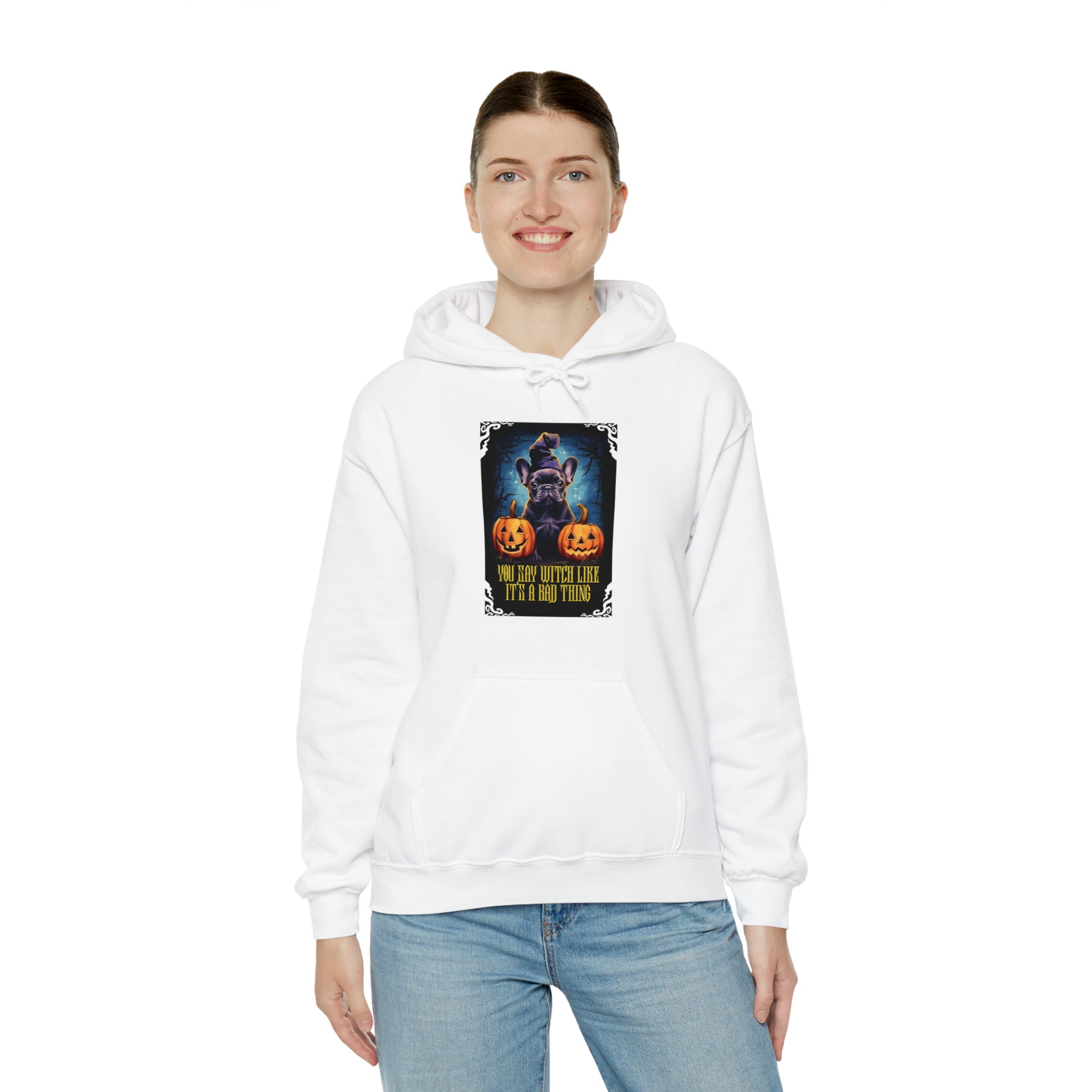 Minimal-Aesthetic Witch Like Halloween Unisex Hoodie for Fashion Lovers