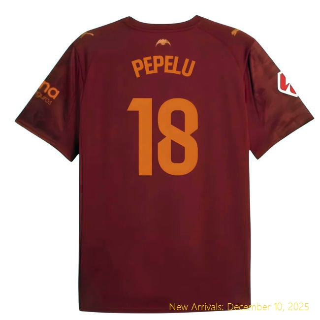 2025-2026 Juventus Away Shirt - Top Grade Uniform (Pepelu 18) - Kids...