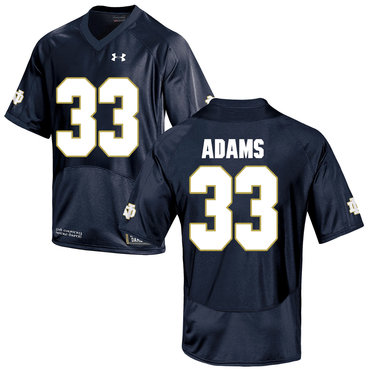 Men's ND Irish Game 2024 stitched Josh Adams #33 embroidered Jersey