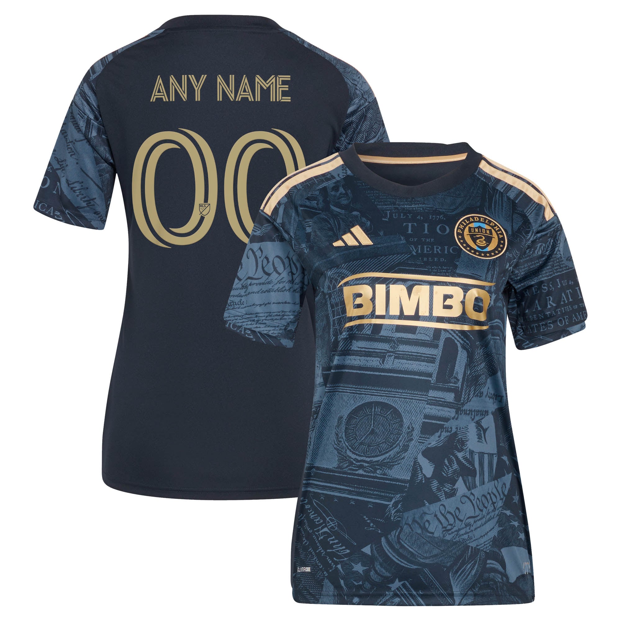 [JED] Youth Philadelphia Union Women's 2026 1776 Kit Replica Custom Jersey - Navy