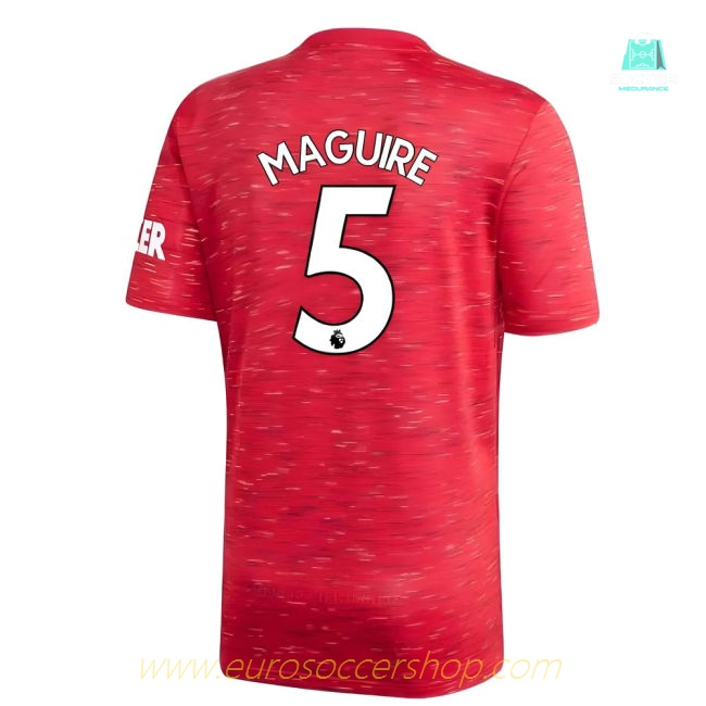 2020-2021 Man Utd Adidas Home Football Shirt (MAGUIRE 5)
