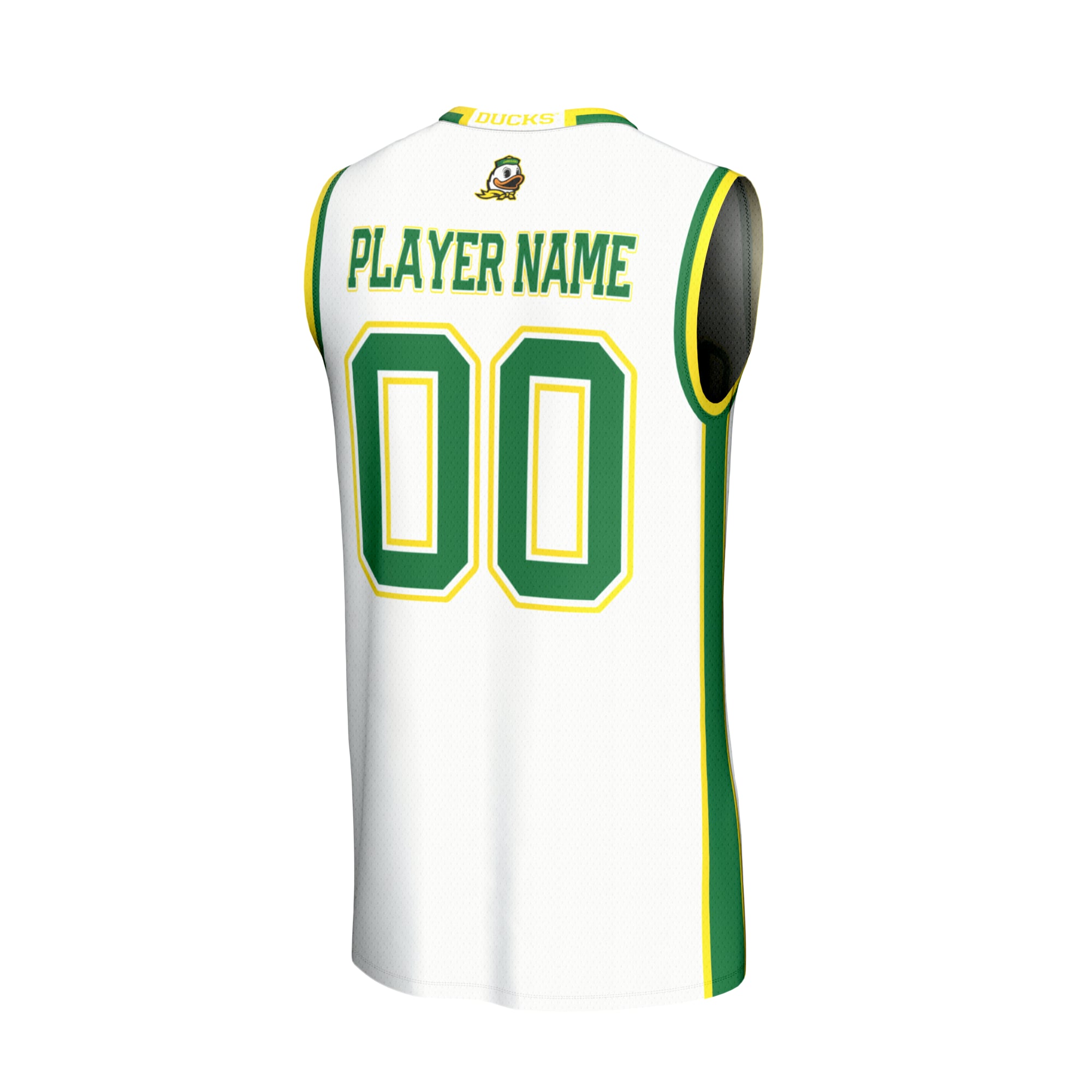 Oregon Ducks GameDay Greats Unisex Lightweight Collegiate Men's Basketball NIL Pick-A-Player Fashion Jersey - White