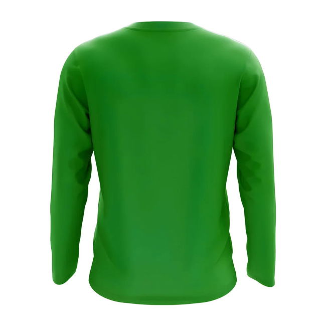 Replica Brazil Core Football Country Long Sleeve T-Shirt (Green)