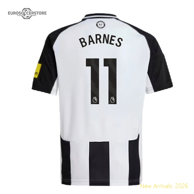 Newcastle United 2024-25 Home Fan Version For Kids (Barnes Soccer Jersey