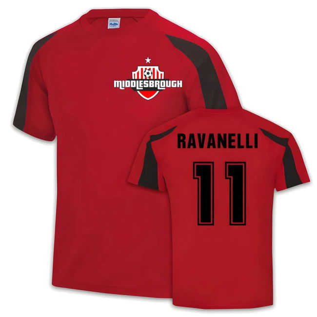 Middlesbrough Sports Training Jersey (Fabrizio Ravanelli 11)