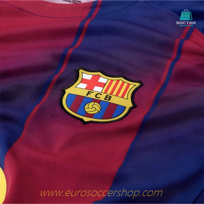 2025-2026 Barcelona Home Shirt (Lewandowski 9)