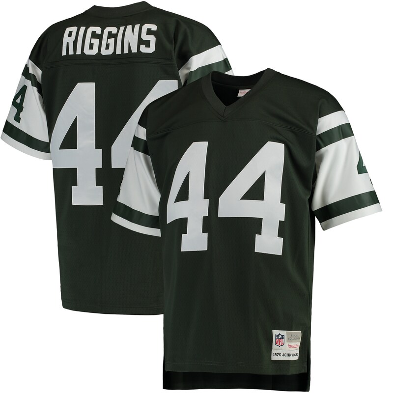 None John Riggins Team Captain NY Jets Premium Jersey for NFL Fans