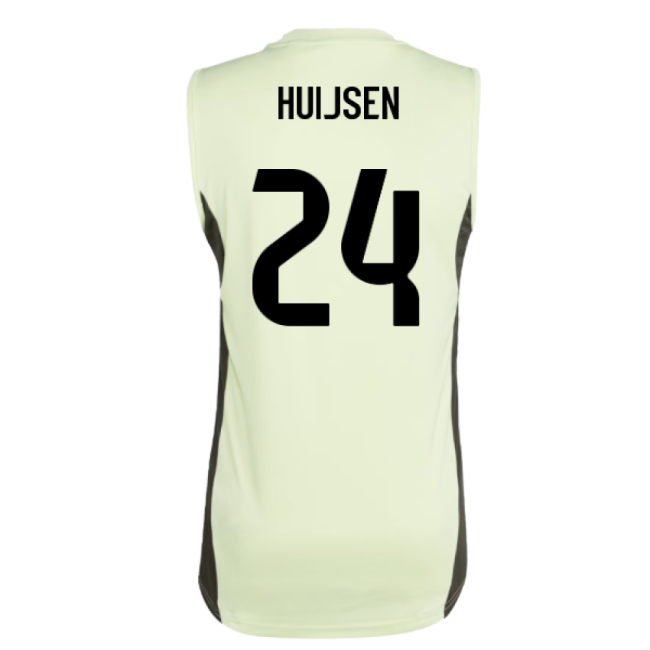 Best-Selling 2025-2026 Real Madrid Sleeveless Training Jersey (Almost Lime) (Huijsen